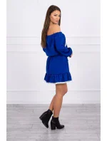 Nevädzové šaty s otvorenými ramenami a čipkou