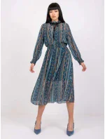 Šaty DHJ SK 15177 1.04P tmavo modrá Šaty DHJ SK 15177 1.04P tmavo modrá