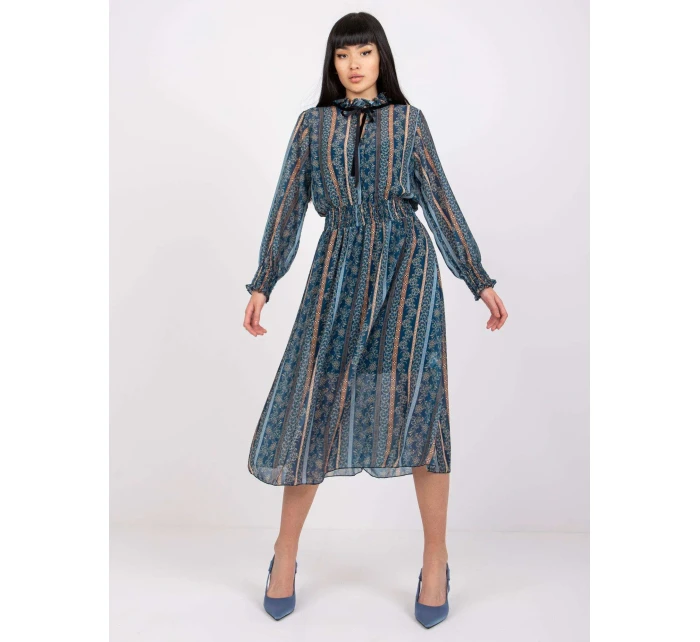 Šaty DHJ SK 15177 1.04P tmavo modrá Šaty DHJ SK 15177 1.04P tmavo modrá