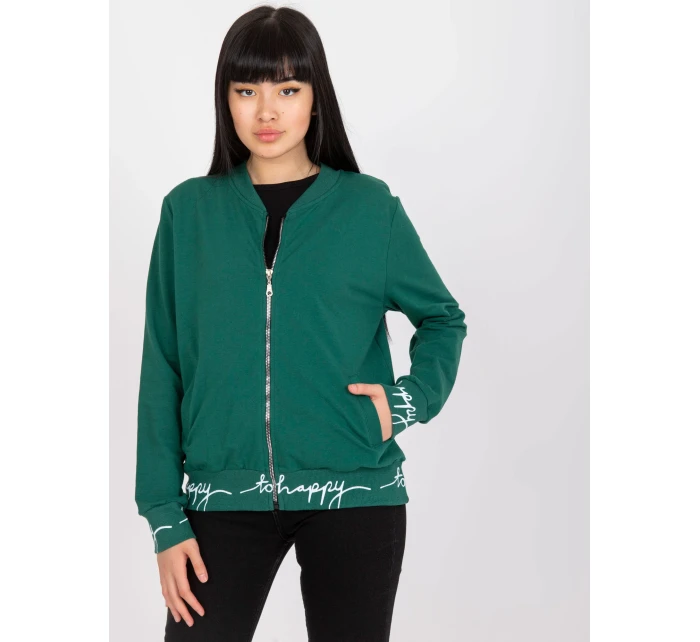 Mikina RV BL 7809.37X tmavo zelená