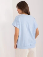 Bluzka RV BZ model 19768862 jasny niebieski - FPrice