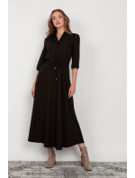 Šaty s dlouhým rukávem model 16708685 Black - Lanti