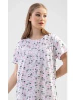 Dámska nočná košeľa s krátkym rukávom Monika