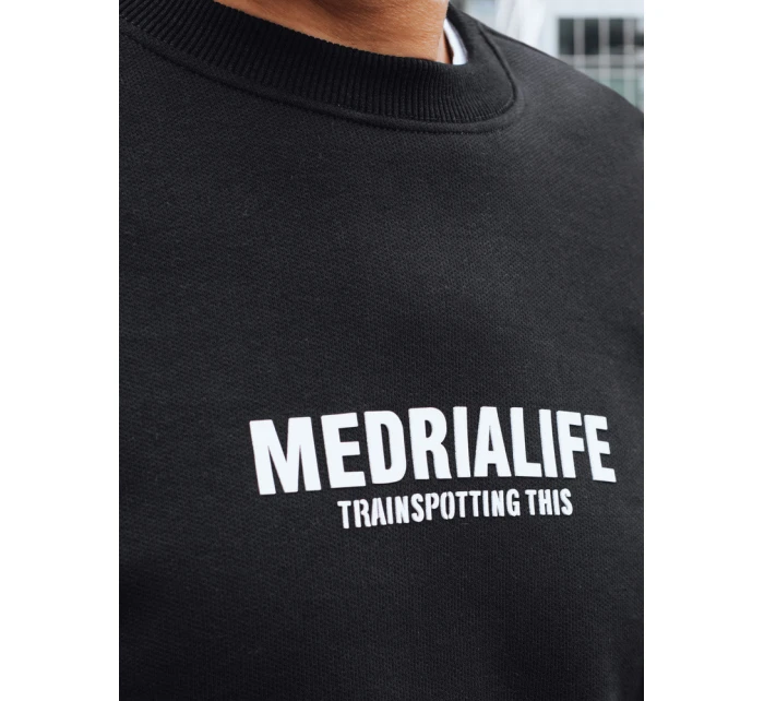 Pánská mikina s potiskem černá Dstreet model 21993009 - FashionStreet