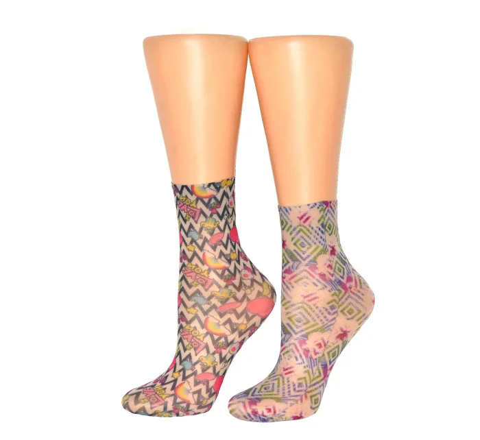 Dámske vzorované ponožky Magnetism lycra 20 den