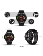 VELTORI VT160-1 Smartwatch Čierny silikónový remienok