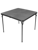 Stôl na stolovanie KOMPAKTNÝ STÔL 86,5x86,5x71 cm a 4 sedadlá ČIERNA