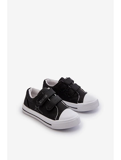 Dětské Tenisky Na Suchý Zip Big Star model 21665993 Černé - Big Star Shoes Dětské Tenisky Na Suchý Zip Big Star model 21665993 Černé - Big Star Shoes