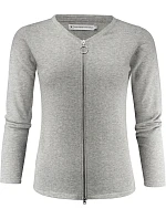 Cardigan Women Dámský cardigan grey melange model 22460591 - James Harvest Cardigan Women Dámský cardigan grey melange model 22460591 - James Harvest