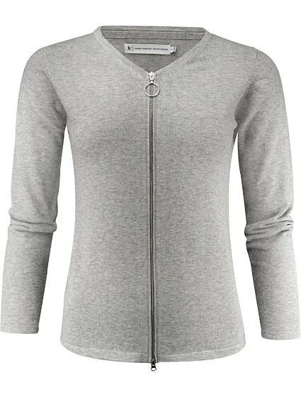 James Harvest Ashland Cardigan Women Dámsky kardigán 62.2511 šedá melírovaná James Harvest Ashland Cardigan Women Dámsky kardigán 62.2511 šedá melírovaná