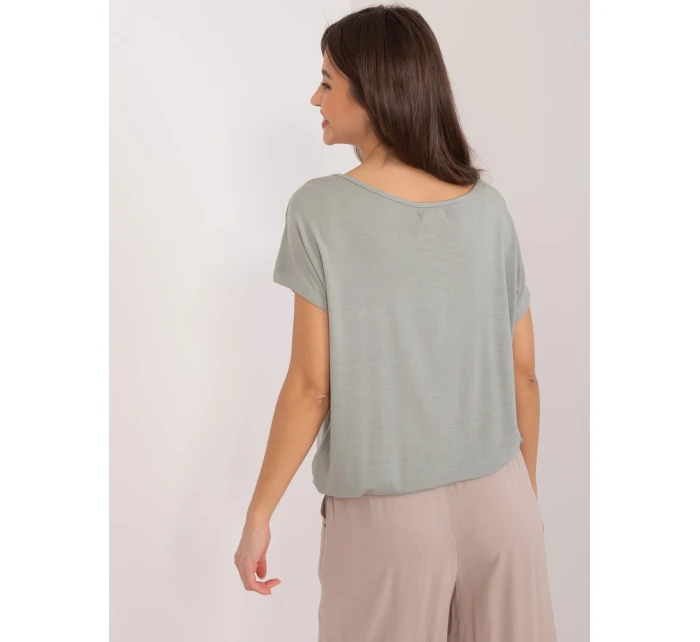 Blúzka D12100R02646A khaki