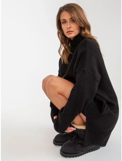 Dámsky sveter RV SW 7051 čierny Dámsky sveter RV SW 7051 čierny