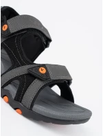 Designové  sandály dámské šedo-stříbrné bez podpatku