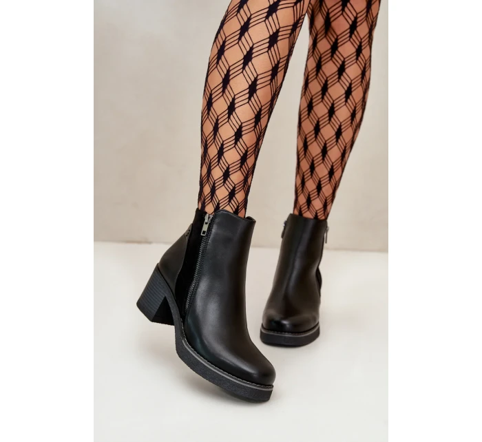 Topánky na podpätku model 199291 Krok vo veľkom štýle