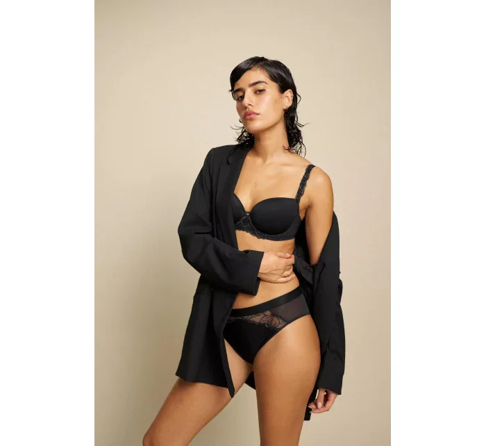 Dámske nohavičky Wild Azalea Florale Tai - BLACK - black 0004 - TRIUMPH