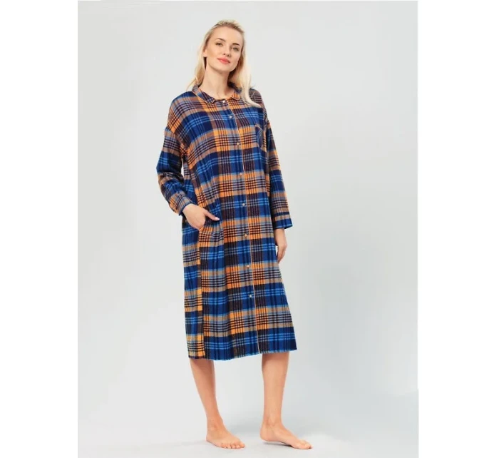 Košeľa Key LND 482 B24 Flanelová dlhá/r S-XL bez gombíkov