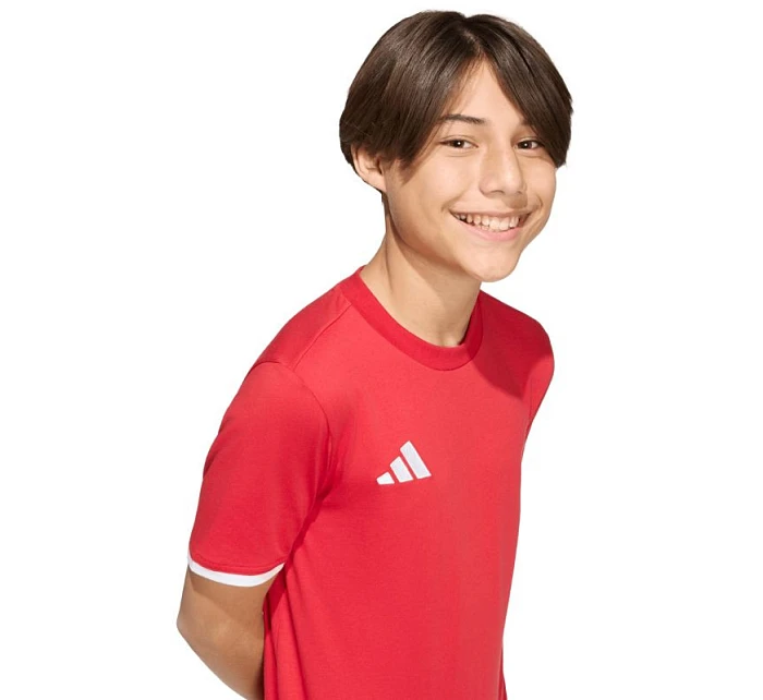 Adidas Detské tričko Entrada 26 Tee červená JZ6674