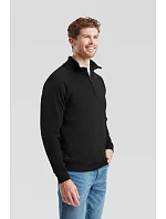 Classic Sweat Mikina s 1/4 zipem black model 22410212 - Fruit of the Loom