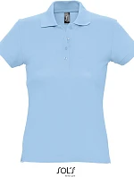 SOL'S Passion Dámske piqué polo 25.1338 sky blue