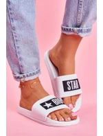 Dámske módne papuče Big Star - biele
