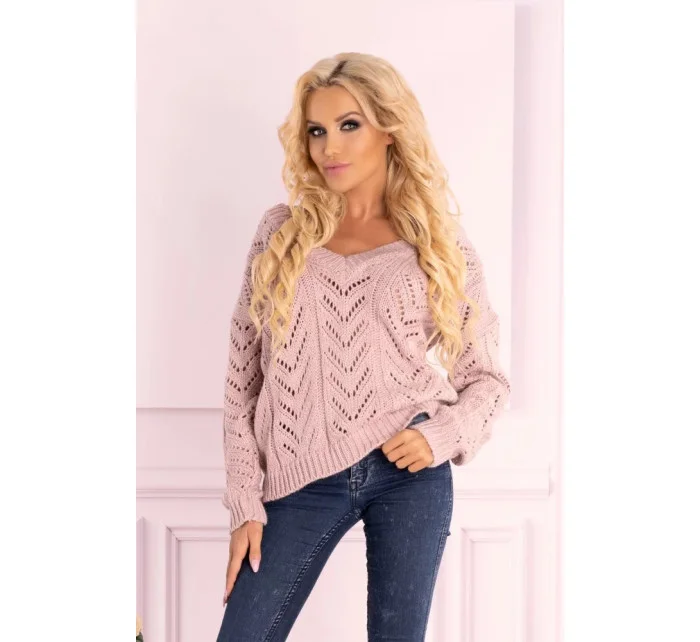 Dámsky sveter Manesa sv.ružový - Merribel