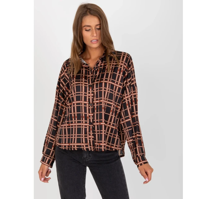 Dámske tričko 3292.69P čierno-béžové - FPrice