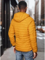 Pánská přechodná prošívaná bunda žlutá Dstreet model 21968268 - FashionStreet