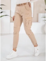 Dámské cargo kalhoty light beige Dstreet model 21989109 - FashionStreet
