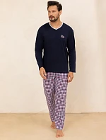 Regina 491 dlhé/r 2XL Z25/26 pánske pyžamo