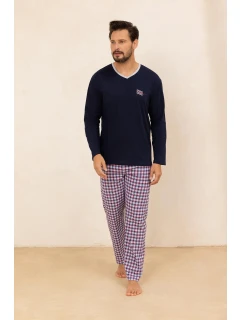 Regina 491 dlhé/r 2XL Z25/26 pánske pyžamo