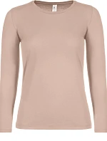 B&C #E150 LSL /women Dámske tričko s dlhým rukávom 01.006T millennial pink