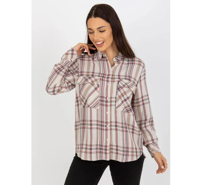 Blúzka D70039Z11082A svetlo béžová