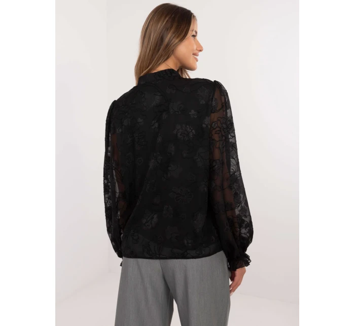 Košeľa LK KS 509801.87P čierna