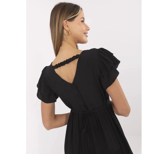 Šaty MI SK A2489.21 čierne Šaty MI SK A2489.21 čierne