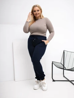 RV DR 6301.88 Teplákové nohavice tmavomodré