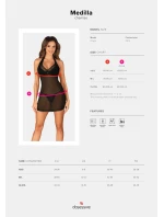 Jemná košieľka Medilla chemise - Obsessive