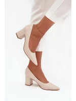 LL-380P Ryvessa béžové lodičky na platforme - Seastar LL-380P Ryvessa béžové lodičky na platforme - Seastar