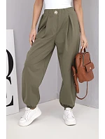 Dámske bavlnené nohavice IT116 khaki - Kesi