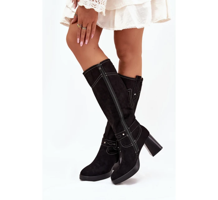 Topánky na podpätku model 216796 Krok vo veľkom štýle