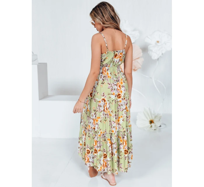 zelené maxi šaty model 21990223 - Dstreet