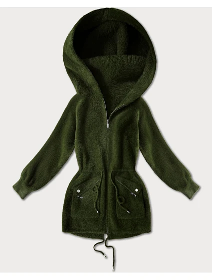 přes oblečení typu alpaka v army barvě s kapsami model 21482445 - MHM přes oblečení typu alpaka v army barvě s kapsami model 21482445 - MHM