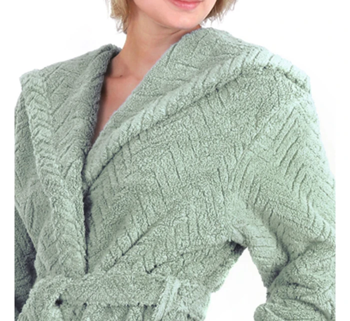 Dámsky župan Athena s kapucňou 3116 fern - Vestis Dámsky župan Athena s kapucňou 3116 fern - Vestis