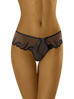 Dámská tanga model 17195039 black - Wol-Bar