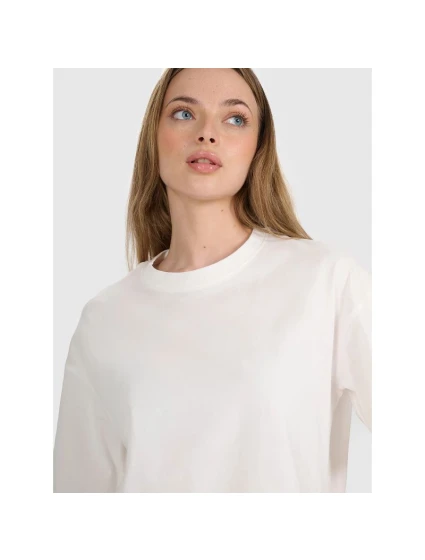 Dámské tričko oversize s potiskem model 21436786 - 4F Dámské tričko oversize s potiskem model 21436786 - 4F