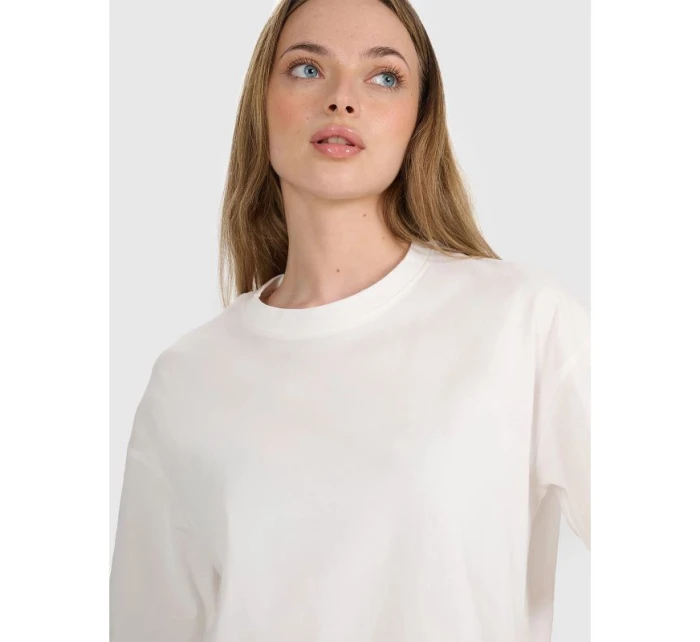 Dámské tričko oversize s potiskem model 21436786 - 4F Dámské tričko oversize s potiskem model 21436786 - 4F