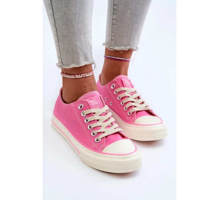 Nízké dámské tenisky Big Star model 21654830 Růžové - Big Star Shoes