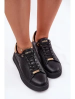 Dámské Sneakersy Z Eko Kůže Big Star model 21693190 Černé - Big Star Shoes