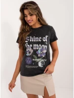 Blúzka D12048M02556E tmavosivá