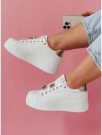 Dámske tenisky na platforme SOLICIA gold FashionStreet ZY0872