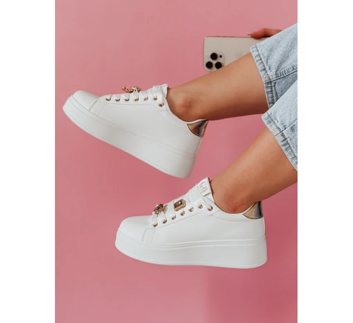 Dámske tenisky na platforme SOLICIA gold FashionStreet ZY0872